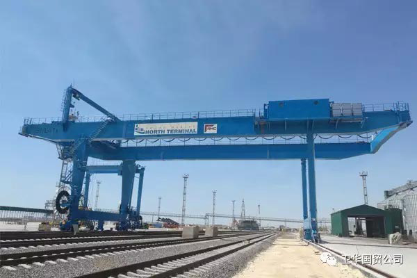 Grúa de pórtico del contenedor ferroviario