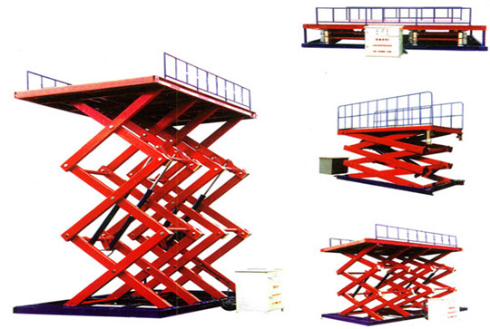 Ascensor hidráulico tijera fijo 