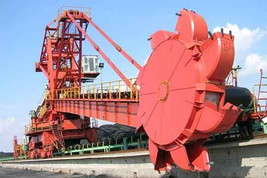 Voladizo Stacker-wheel Stacker Reclaimer